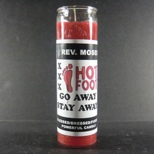 Hot Foot Go Away/Stay Away 7 Day Blessed Candle Burning Service - Virtual Altar