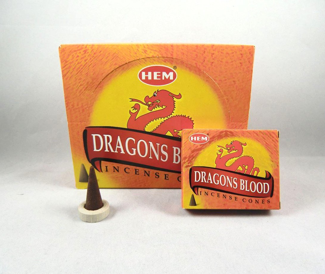 Dragon's Blood Premium Incense Cones - Image 1