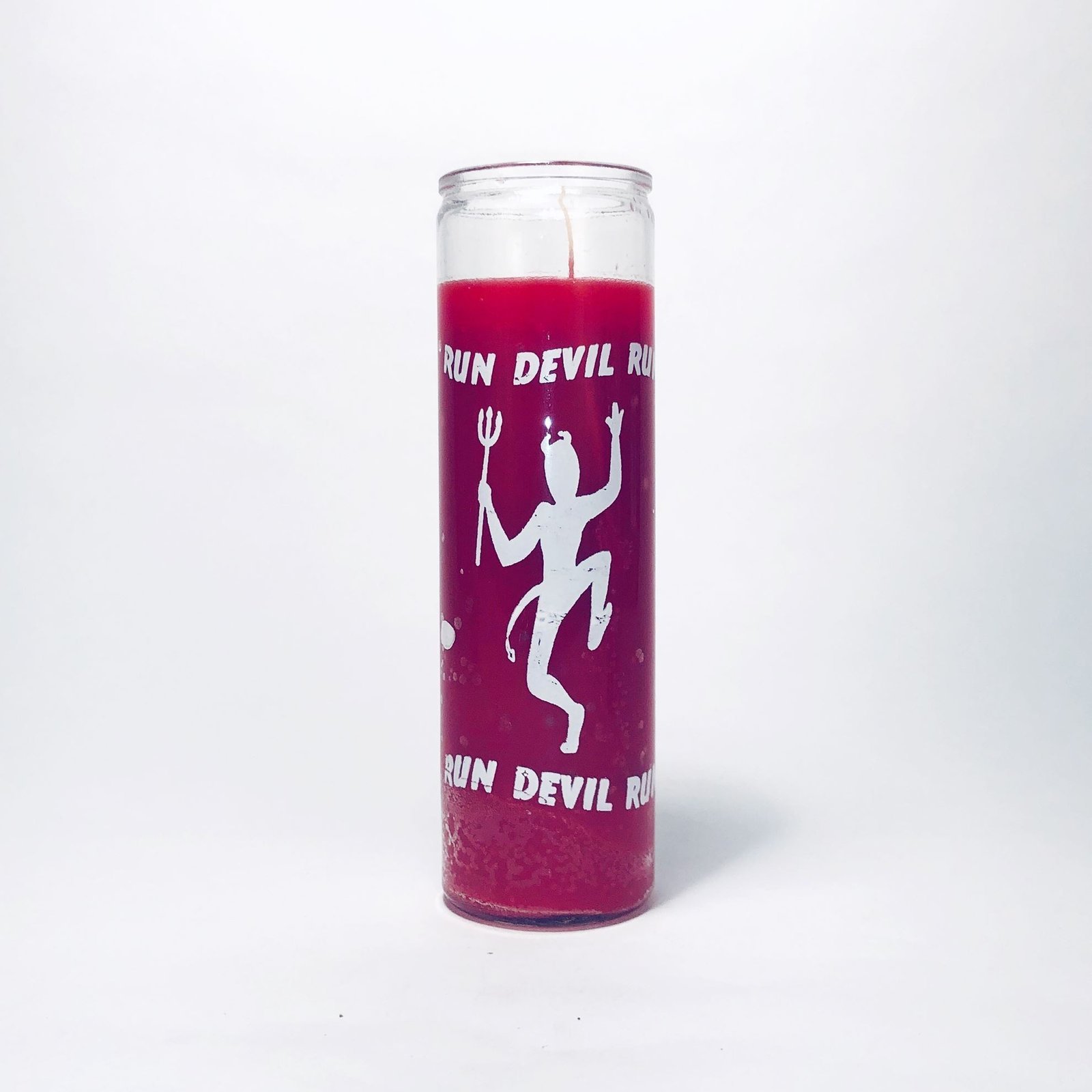 Run Devil Run (Red) 7 Day Blessed Candle Burning Service - Virtual Altar