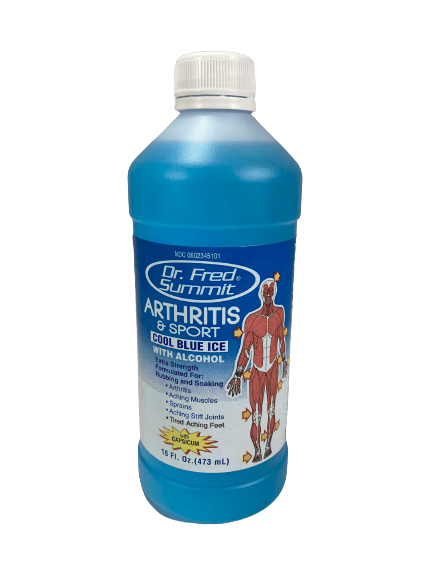 Dr. Fred Summit's Cool Blue Ice Arthritis Rubbing Alcohol