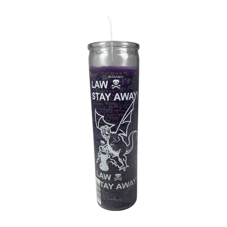 Law Stay Away 7 Day Blessed Candle Burning Service - Virtual Altar