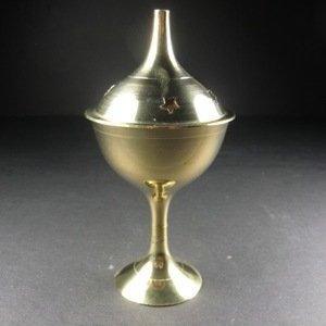 Brass Incense Burner - 5" Tall