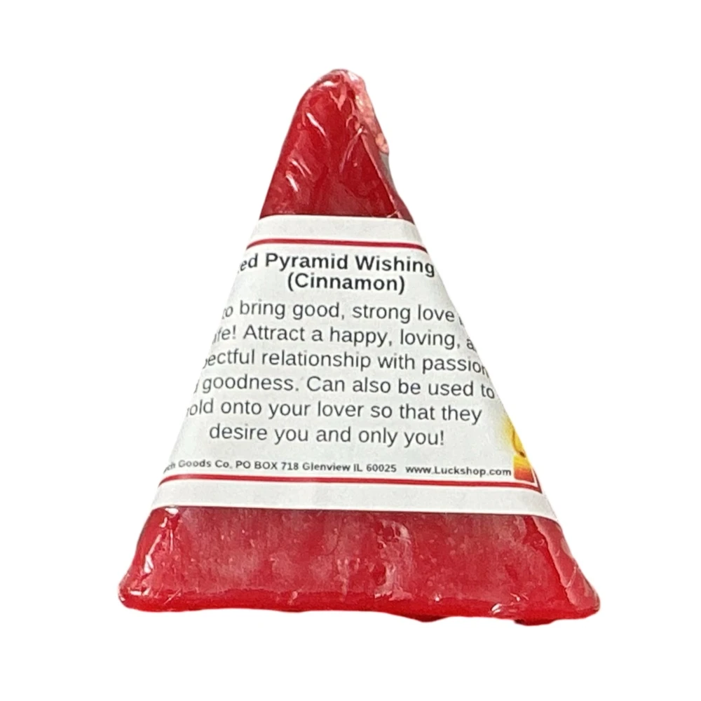 Red Pyramid "Wishing" Candle