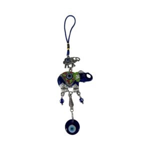 Lucky Elephant Eye of Protection Hanging Talisman