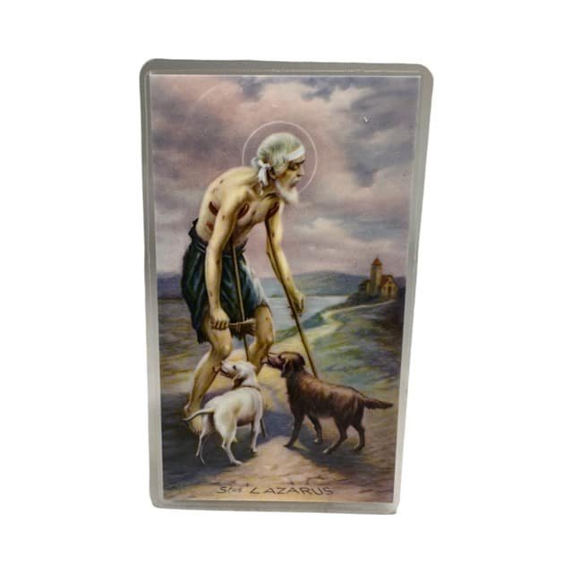 St. Lazarus Prayer Card