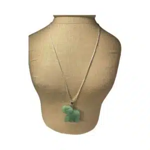 Fast Luck/Money Drawing Gemstone Elephant Necklace