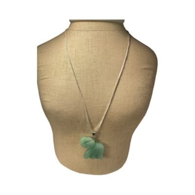 Fast Luck/Money Drawing Gemstone Elephant Necklace