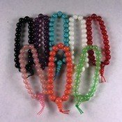 GEMSTONE & POWER BEAD BRACELET
