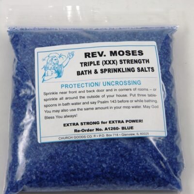 Blue Protection and Uncrossing Triple Strength Bath and Sprinkling Salt