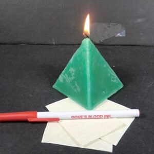 Green Pyramid "Wishing" Candle Kit