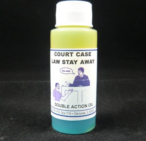 Court Case/Law Stay Away Double Action Oil