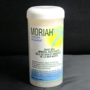 Moriah Dead Sea Salt 1 lb Unscented Jar (Protection from All)