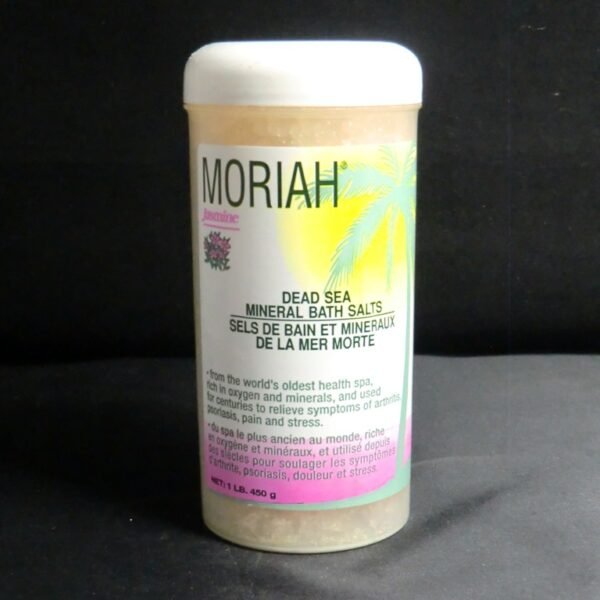 Moriah Dead Sea Salt 1 lb (Fast Money) Jasmine Scented Jar