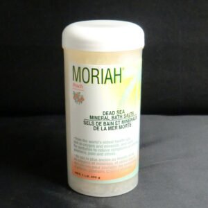 Moriah Dead Sea Salt 1 lb (Fast Luck/Success) Peach Scented Jar