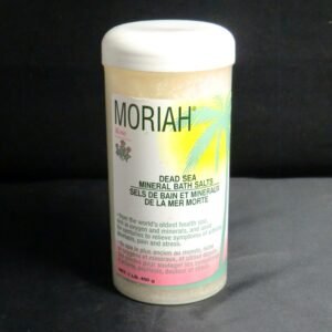 Moriah Dead Sea Salt 1 lb (Luv- Luv) Rose Scented Jar