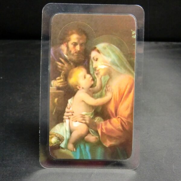 Peace in the Family Blessed Prayer Card
