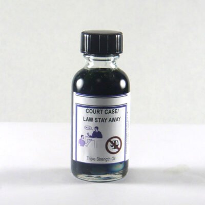 Court Case/Law Stay Away Triple Strength Oil