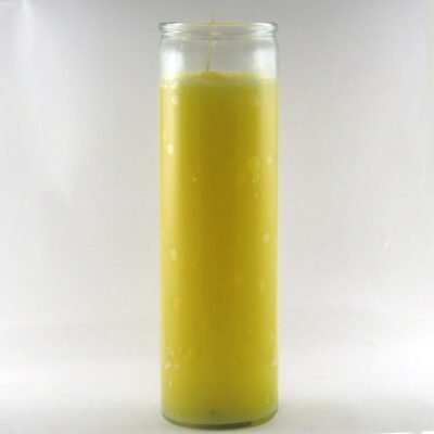 Blessed Yellow Plain 7 Day Candle