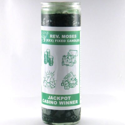 Jackpot Casino Winner/Lucky Gamblers/Winning Number Triple Strength Fixed 7 Day Candle
