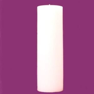 CLEARANCE: 3" x 9" White Pillar Candle