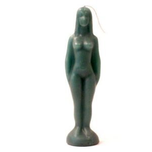 Green Woman Candle