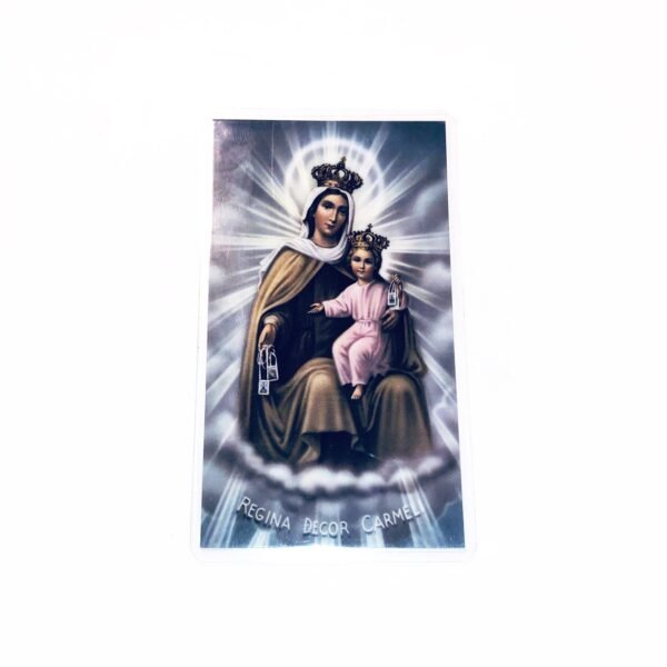 Blessed Virgin Prayer Card