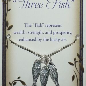 Wealth/Prosperity Pendant (3 Fishes)