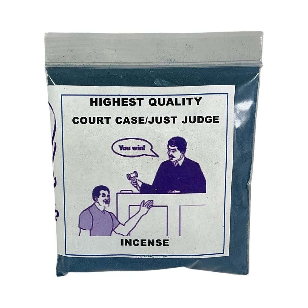 Court Case Just Judge HQ Incense