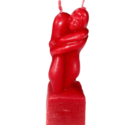 Strong Love Hugging Candle 7.5"