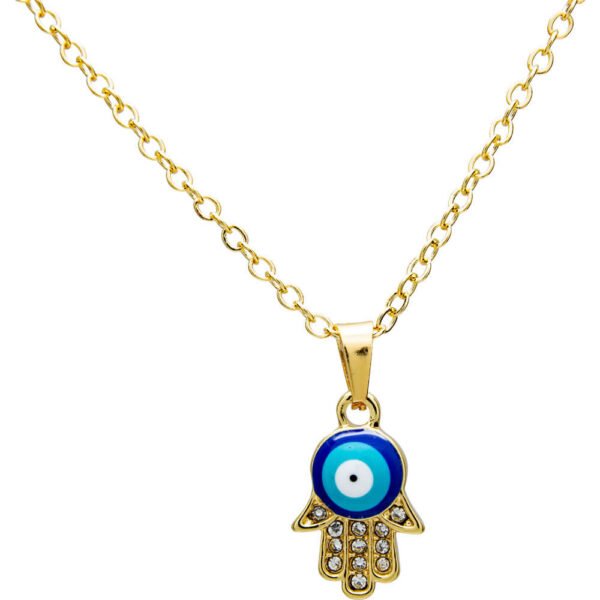 Turn Back Evil (Eye) Necklace (Gold) - LuckShop