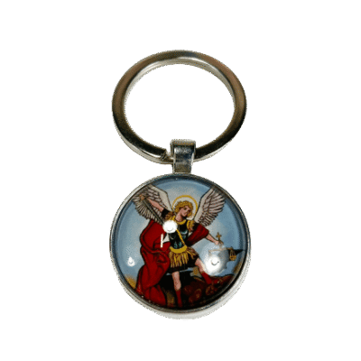 St. Michael Key Chain