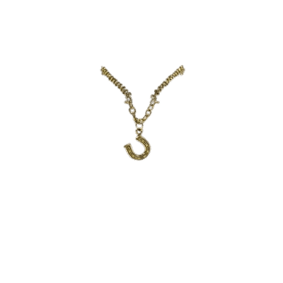 Good Luck Horseshoe Necklace (Gold-Mini)