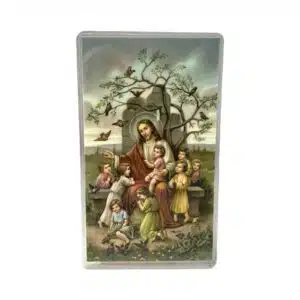 Jesus Loves Me Prayer Card.