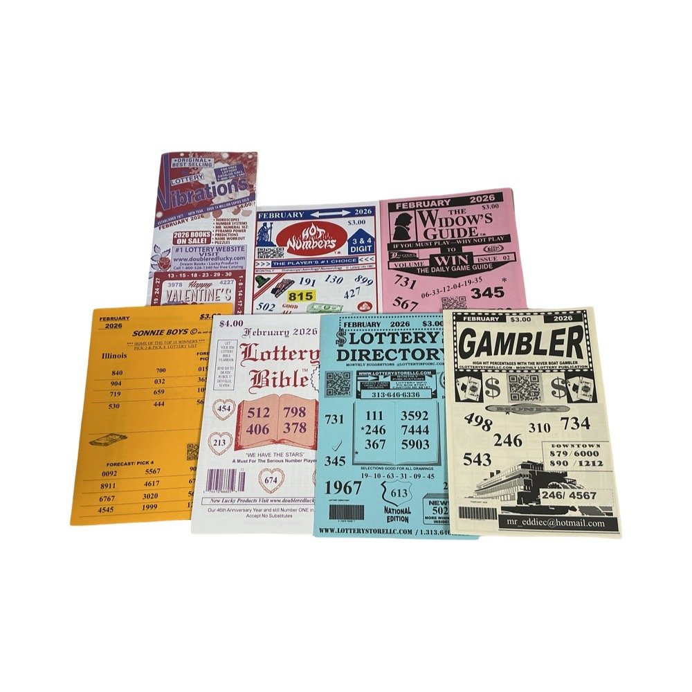 Monthly Tip Sheets Hot Numbers, Money Row, Lottery Bible, Vibrations, or The Widow's Guide