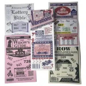 Lottery Tip Sheets Monthly