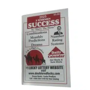3 WISEMEN SUCCESS LOTTERY BOOK 2025