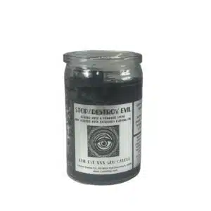 top destroy evil gemstone candle