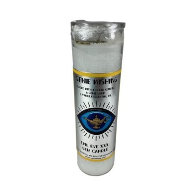 7 Day Genie Wishing XXX "Gemstone" Candle (Clear Quartz & Genie Lamp)