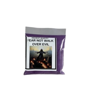 FN136 FEAR NOT WALK OVER EVIL INCENSE POWDER, STOP ANXIETY AND FEAR